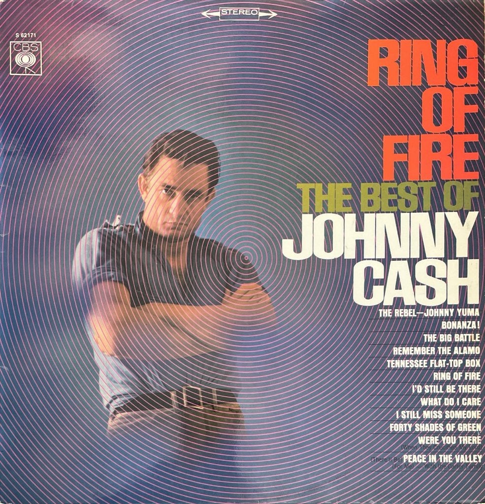 Johnny Cash - Ring Of Fire - The Best Of Johnny Cash, LP, Ophalen of Verzenden, Zo goed als nieuw, Country