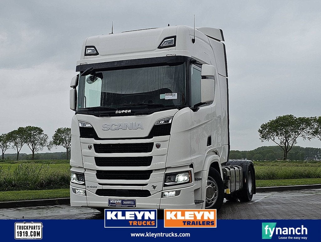 SCANIA R450 led retarder highlin, Auto's, Automaat, Euro 6, Scania, Wit