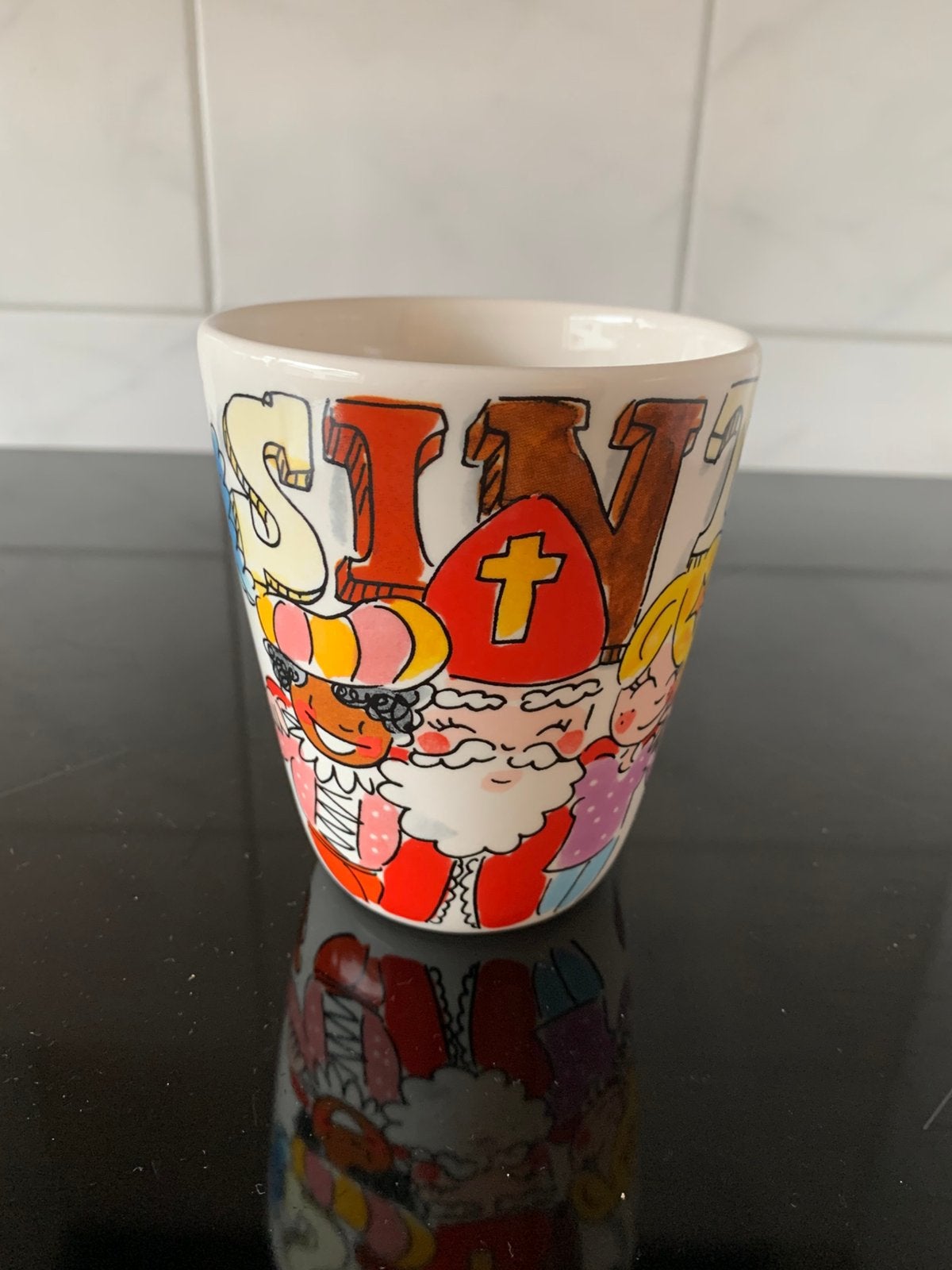 Blond sinterklaas zwarte piet nette staat, Ophalen of Verzenden, Zo goed als nieuw