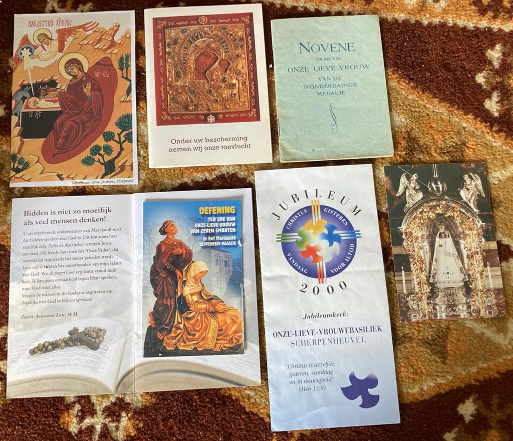 Mei maria maand, rozenkransen, wonderdadige medailles, Antiek en Kunst, Ophalen of Verzenden