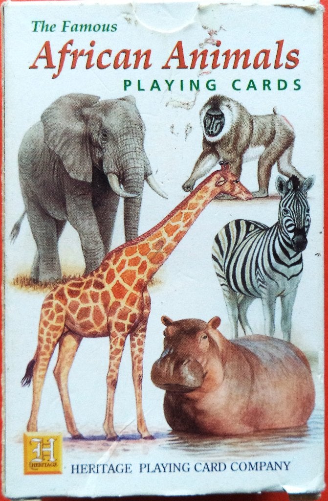 Famous African Animals - speelkaarten, Ophalen of Verzenden, Nieuw, Speelkaart(en)