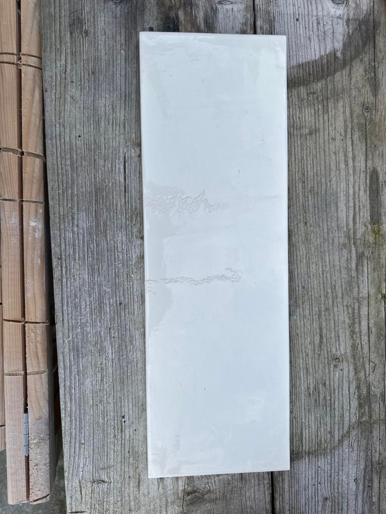 Mooie ivoorkleurige tegels, 0,5 m2 over, Doe-het-zelf en Verbouw, Tegels, Ophalen, Nieuw, Minder dan 20 cm, 20 tot 40 cm
