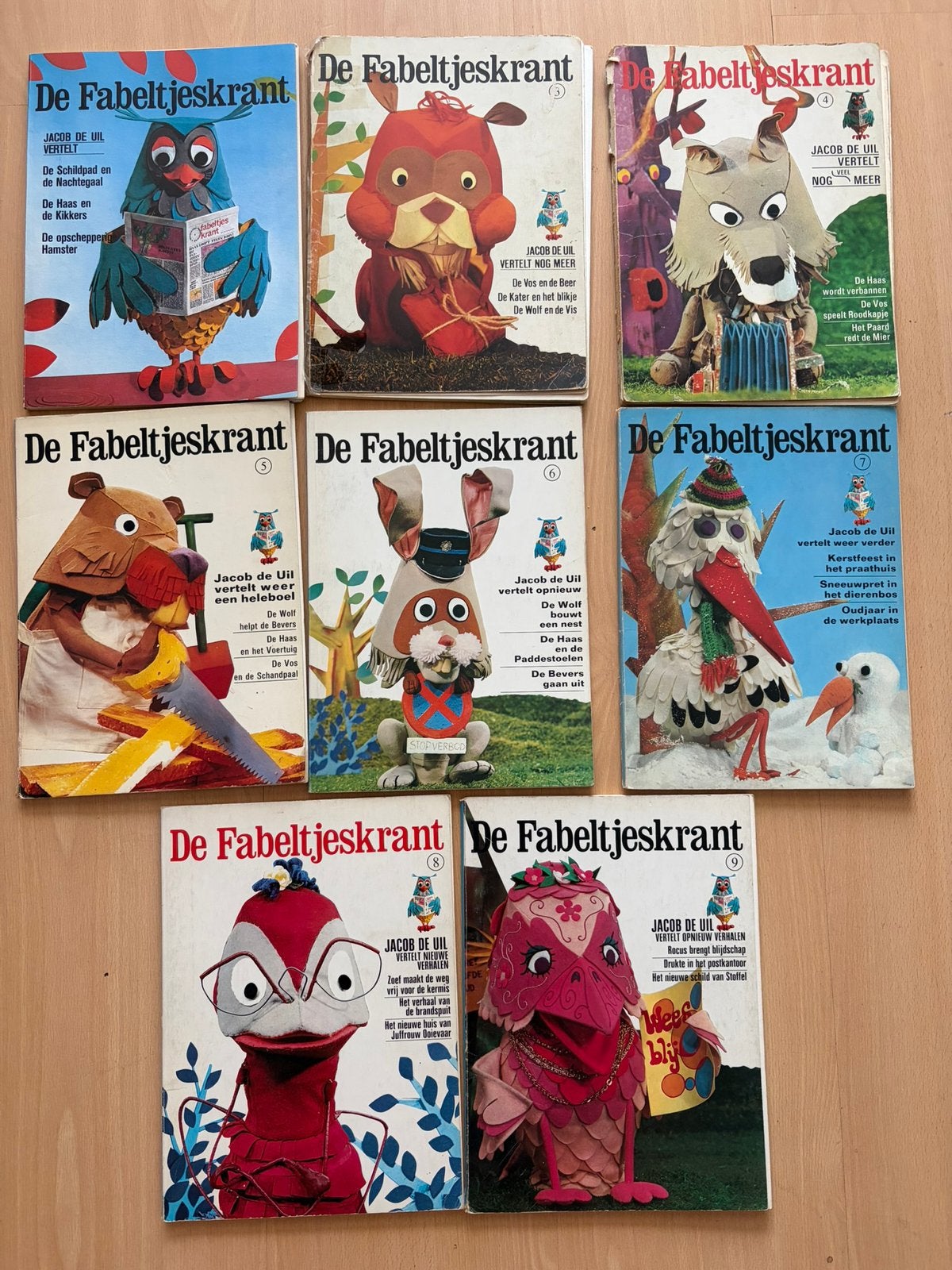 8 kinderverhalen van de Fabeltjeskrant uit 1968 en 1969, Gelezen, Jongen of Meisje, Ophalen of Verzenden, Voorleesboek