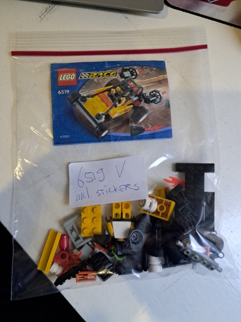 Lego Racers 6519: Turbo Tiger - Complete set met instructies, Gebruikt, Lego, Inclusief instructies, Ophalen of Verzenden