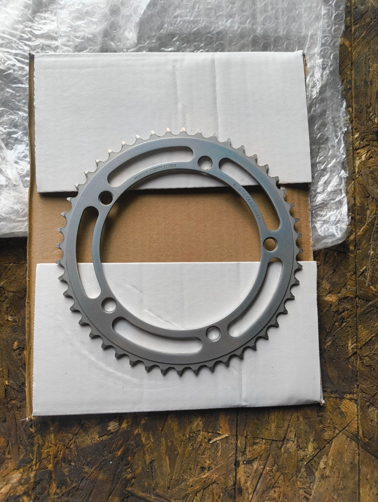 Sugino Mighty Competition Kettingblad 48T 144BCD, Gebruikt, Sugino, Ophalen of Verzenden, Derailleur of Ketting