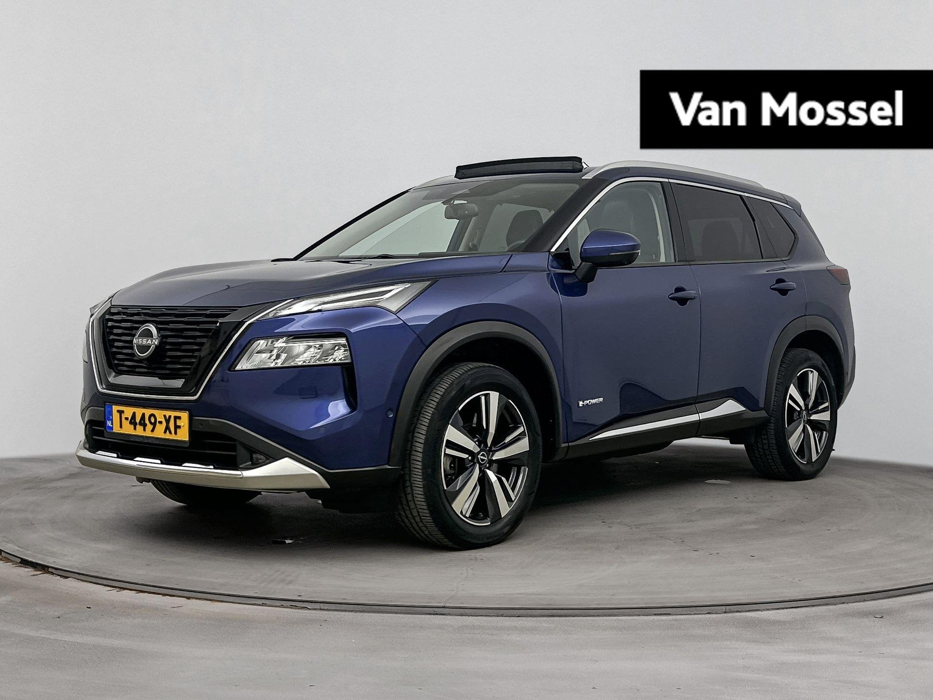 Nissan X-Trail 1.5 e-4orce Tekna 4WD 7p. | Zonnedak | Cold P, Automaat, 1497 cc, Gebruikt, Blauw