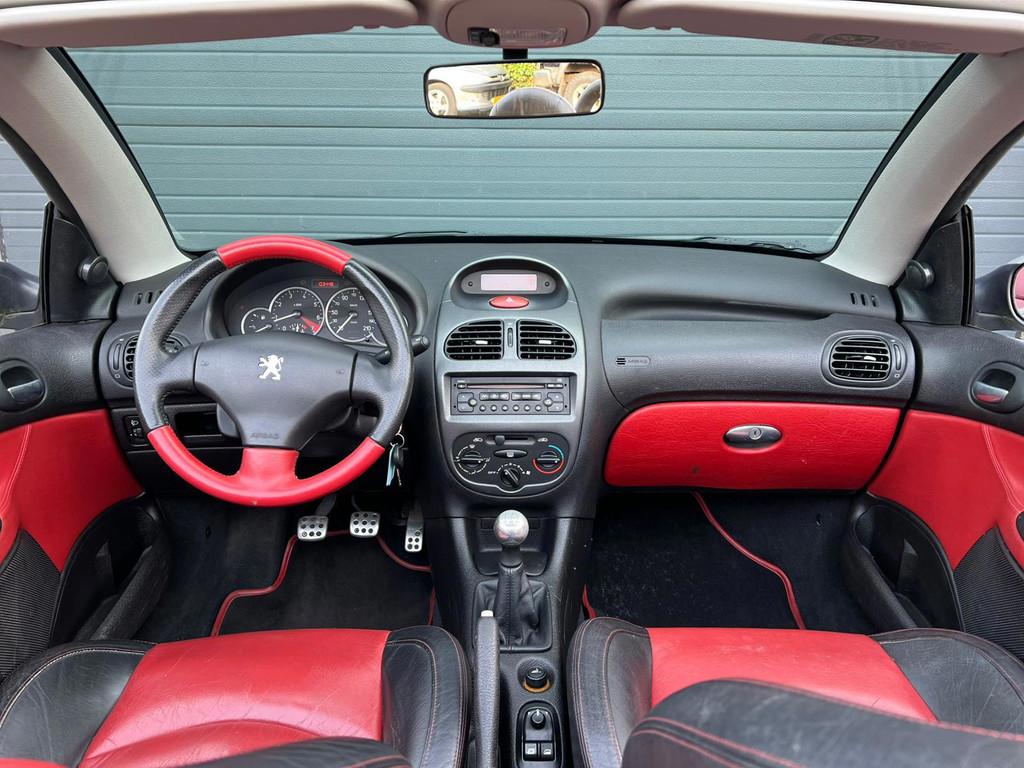 Peugeot 206 CC 1.6-16V | Cabrio | 103DZ KM | NAP | Nw. Riem, Auto's, Voorwielaandrijving, Gebruikt, 4 cilinders, Cabriolet