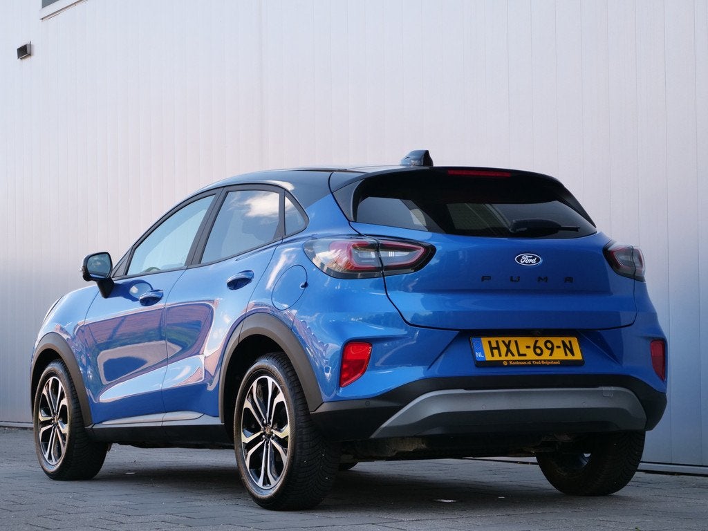 Ford Puma 1.0 EcoBoost Mild Hybrid 125 Pk Navi / Camera / DA, Voorwielaandrijving, Puma, Blauw, Bedrijf