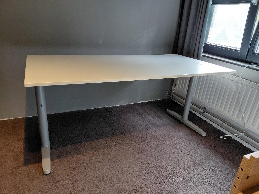 Gratis bureau, Ophalen, 160 cm, Gebruikt, Spaanplaat of MDF