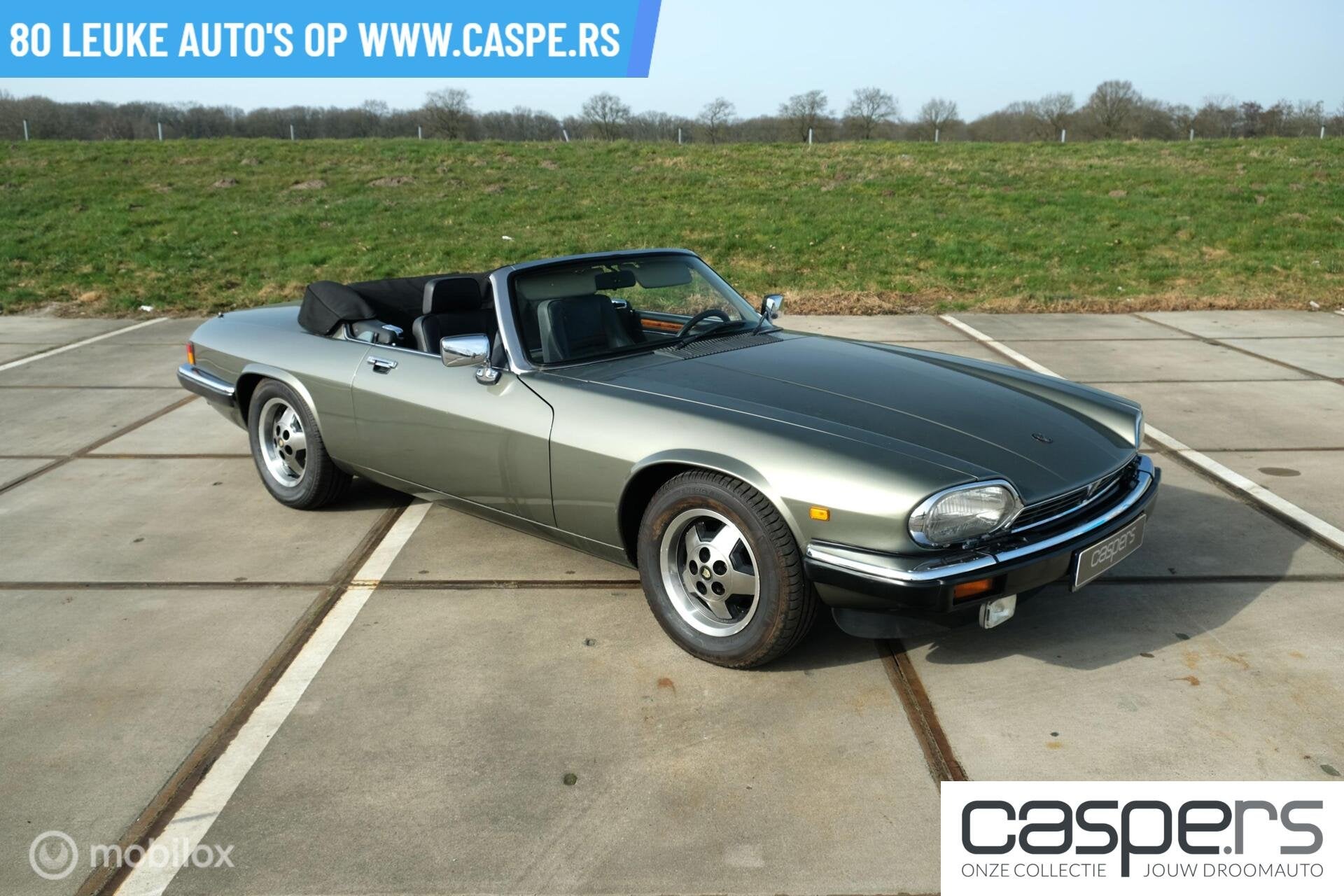 Jaguar XJS 5.3 V12 Convertible | Britse elegantie, Achterwielaandrijving, Gebruikt, Zwart, 4 stoelen