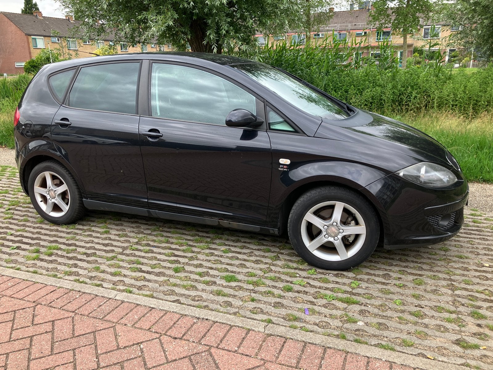 Seat Altea 2.0 FSI 16V 110KW 2007 Zwart, Auto's, Seat, Particulier, Altea, Benzine, E, MPV, Handgeschakeld, Geïmporteerd, Zwart