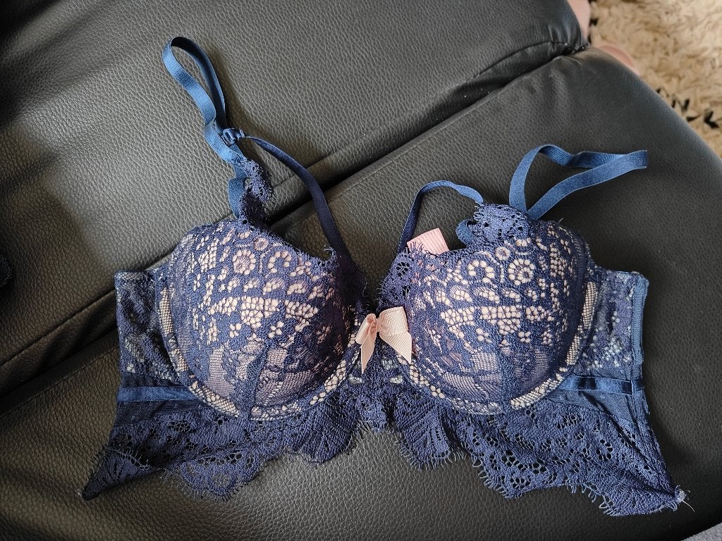 Donkerblauwe voorgevormde longline bh Marilee Hunkemöller, Hunkemöller, Ophalen of Verzenden, Blauw, BH