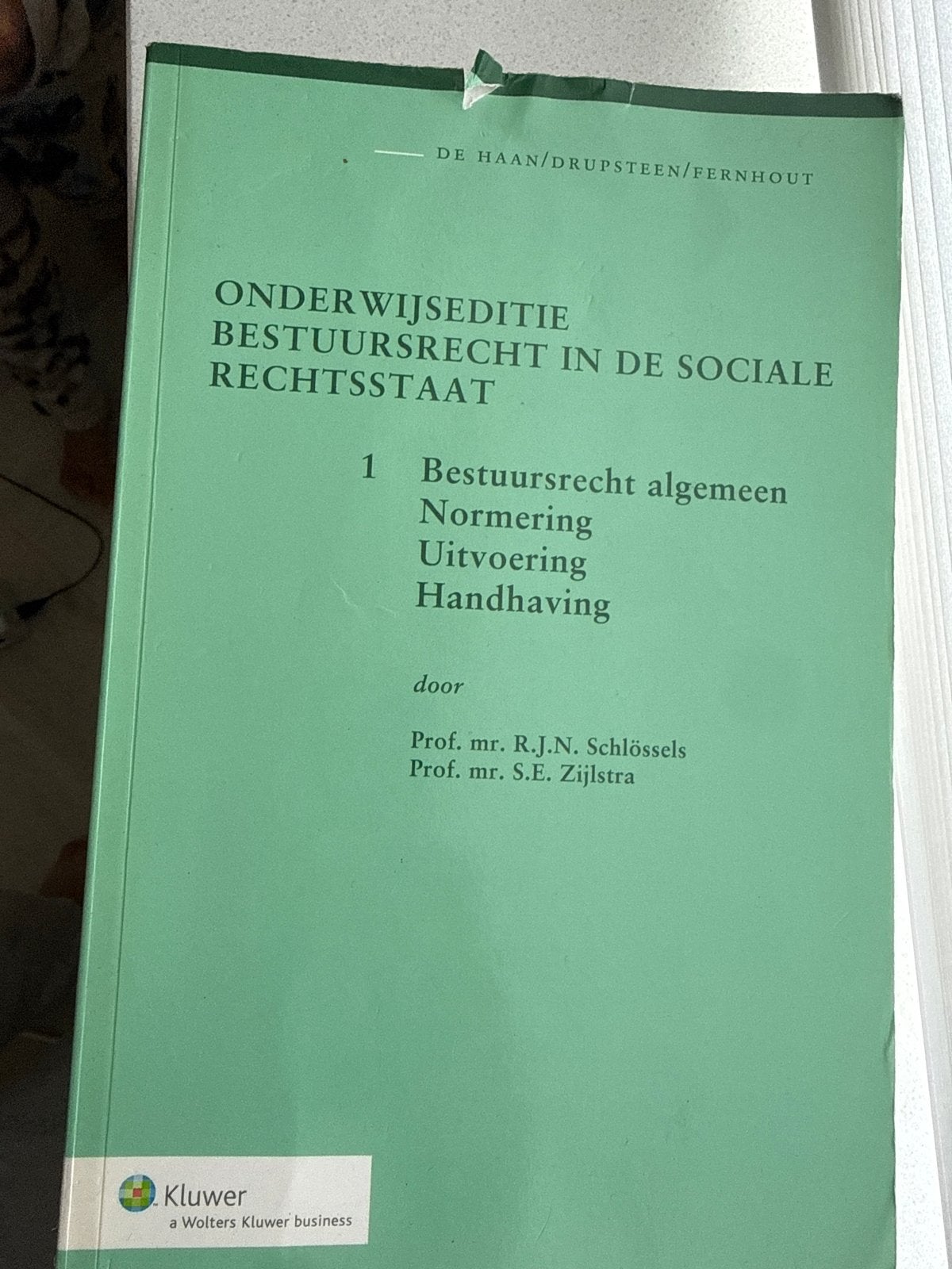 Bestuursrecht in de Sociale Rechtsstaat - Onderwijsed., Ophalen, Gamma, Gelezen, WO