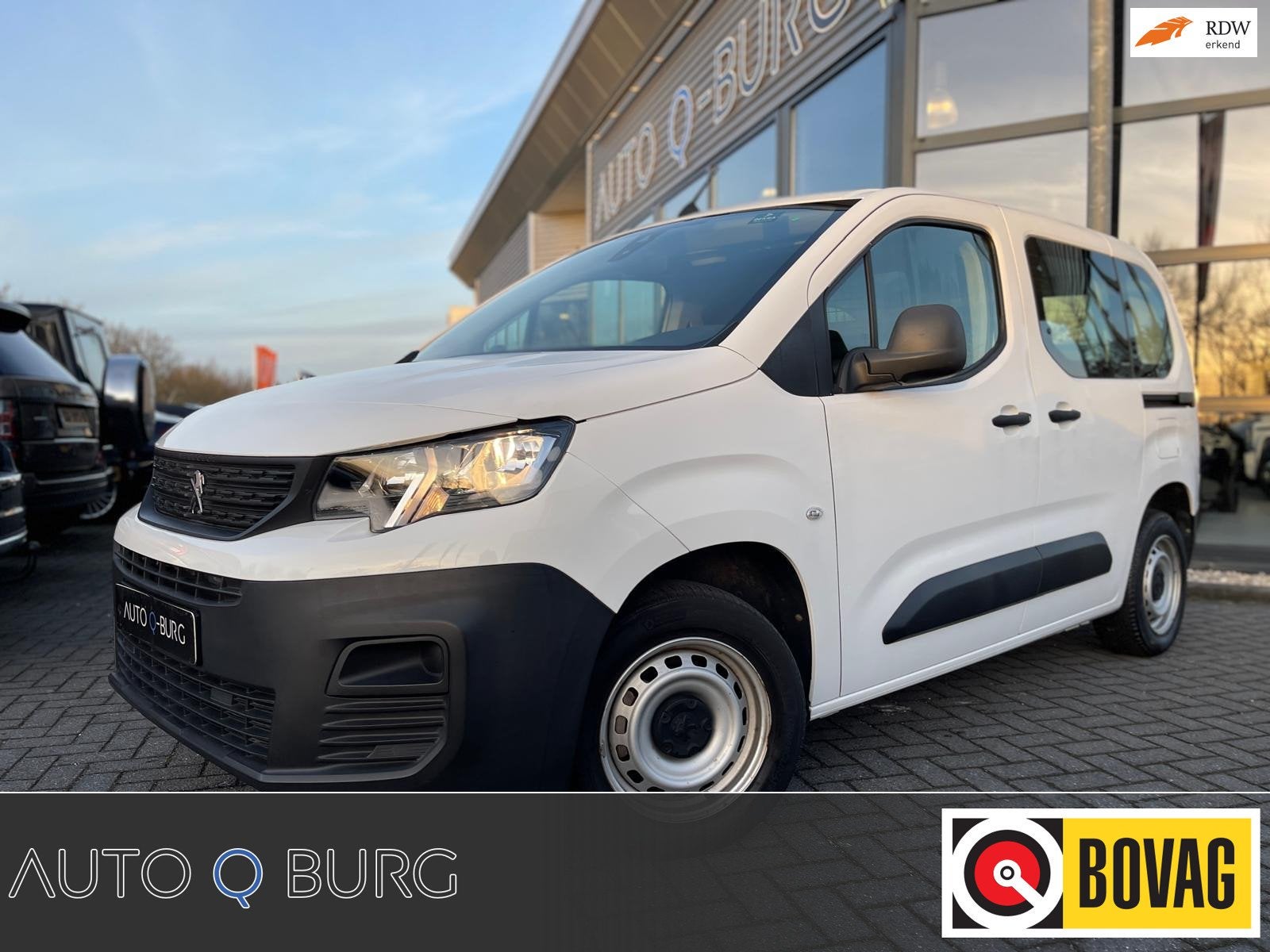 Peugeot Partner 1.2 PureTech Pro | | 16D km! | Dubbele Schui, Auto's, Voorwielaandrijving, Dealer onderhouden, Gebruikt, Wit