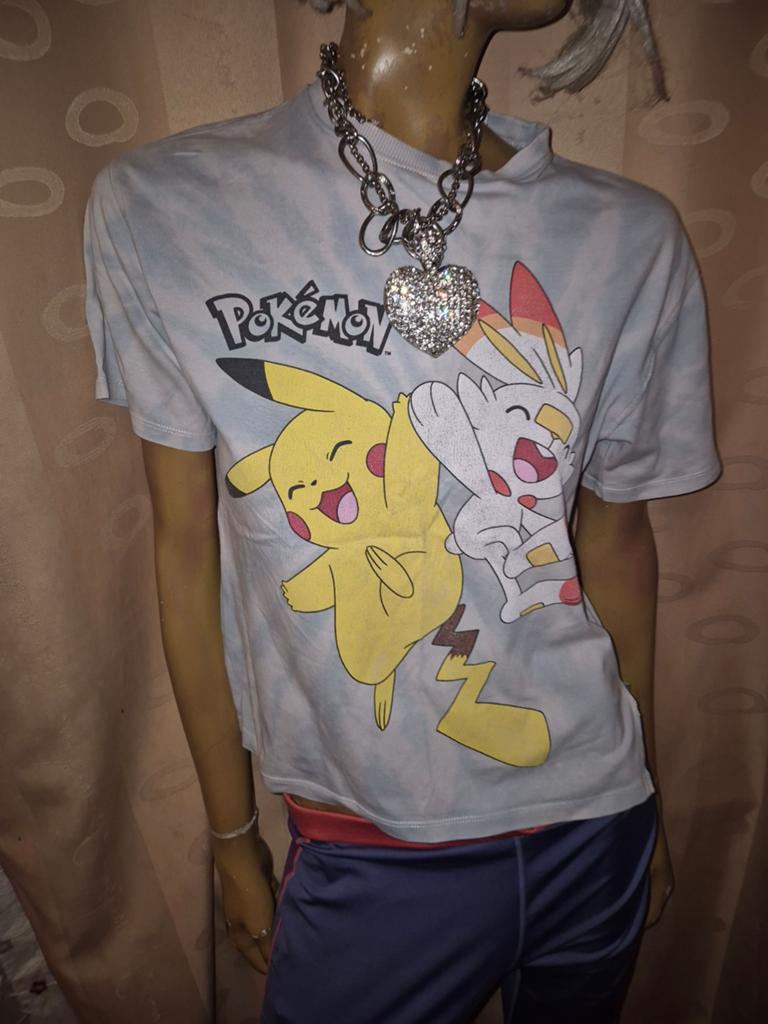 Pokemon Pikachu Scorbunny T-shirt Maat 140, Jongen of Meisje, Ophalen of Verzenden, Zo goed als nieuw, Zara
