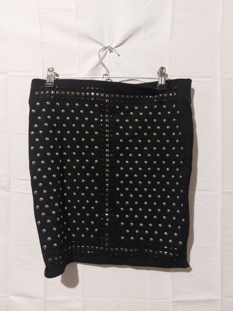 Coolcat Party rok met studs - Maat S, Kleding | Dames, Zwart, Ophalen of Verzenden, Zo goed als nieuw, Coolcat