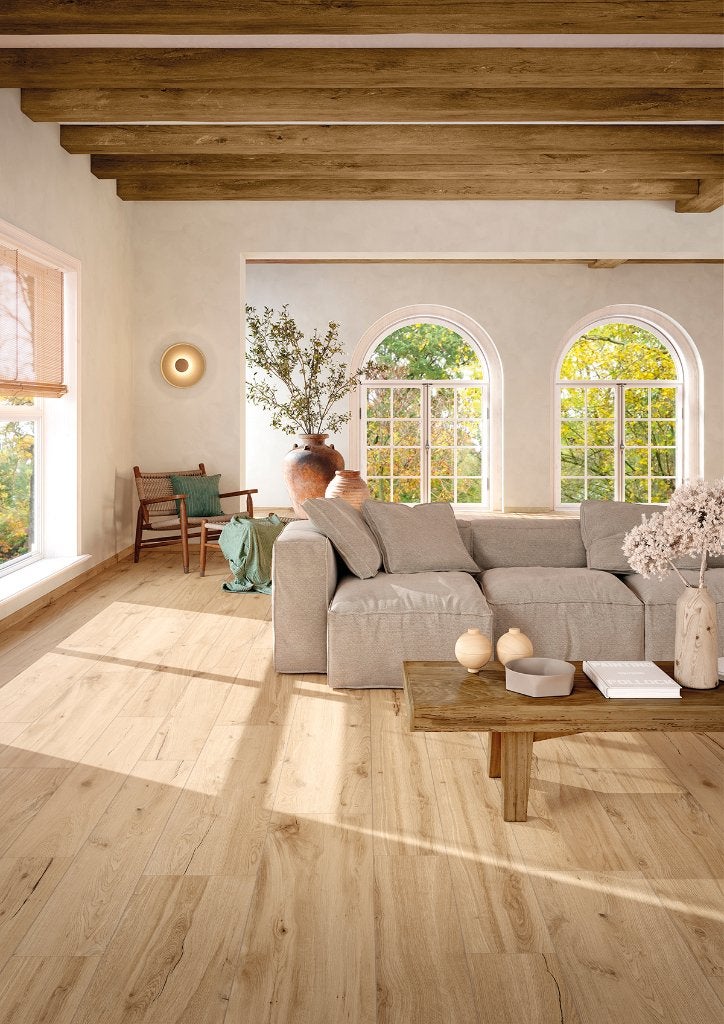 Houtlook Betula 1600x260x9.5mm voorraad, Italie, Keramiek, Overige typen, Nieuw