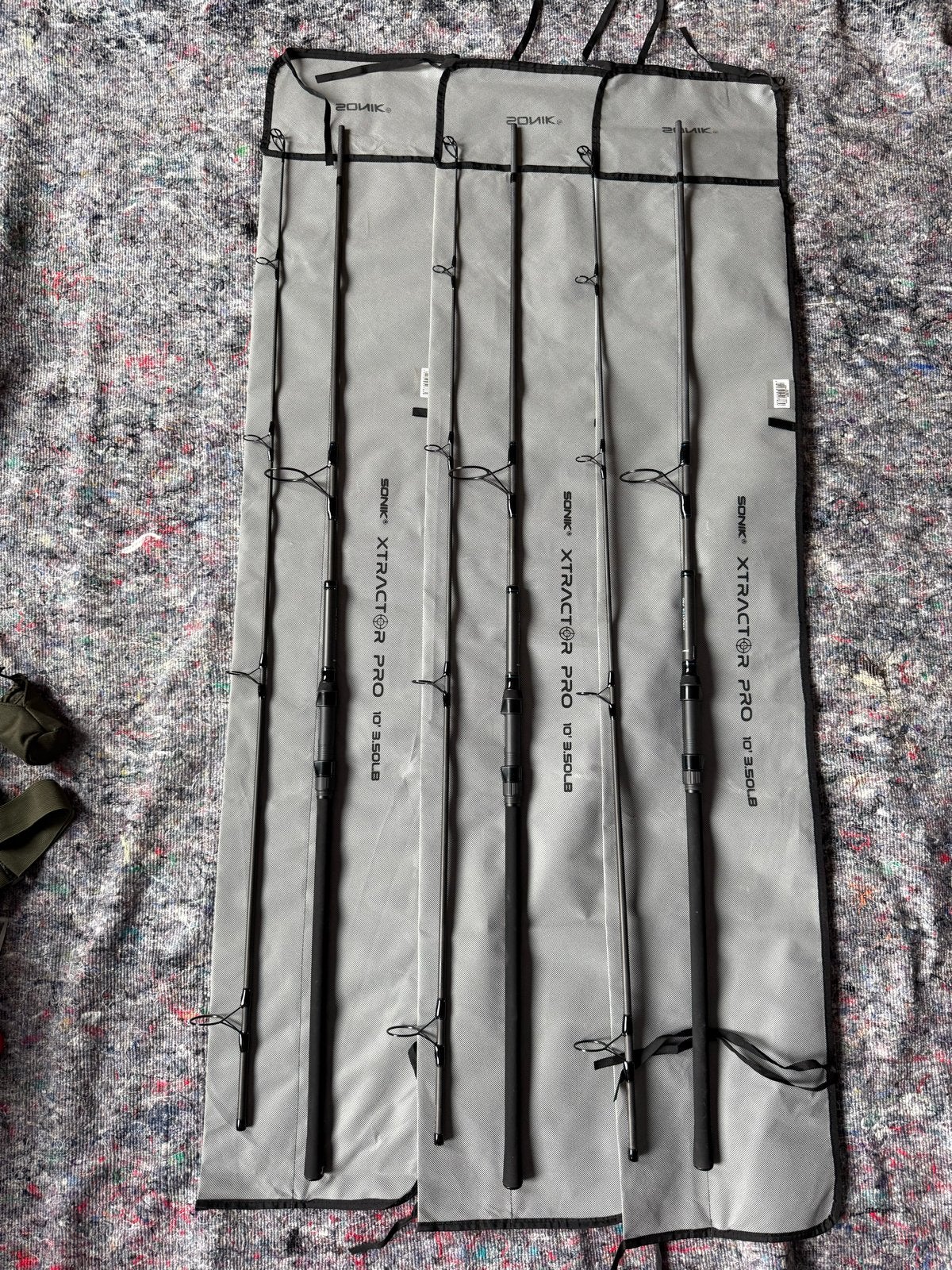 3x Sonik Xtractor Pro 10ft 3.5lb karperhengels - Nieuw!, Watersport en Boten, Hengelsport | Karpervissen, Ophalen of Verzenden