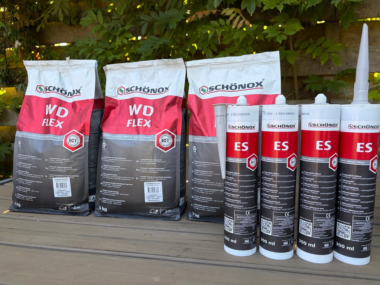 Schönox WD Flex en ES - Waterdichting en afdichting, Overige materialen, Nieuw, 15 m² of meer, Ophalen