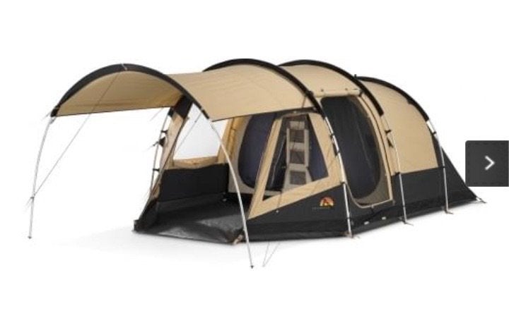 Tent (Technisch Katoen) 4-persoons, Caravans en Kamperen, Tenten, Ophalen, Gebruikt, Tot en met 4
