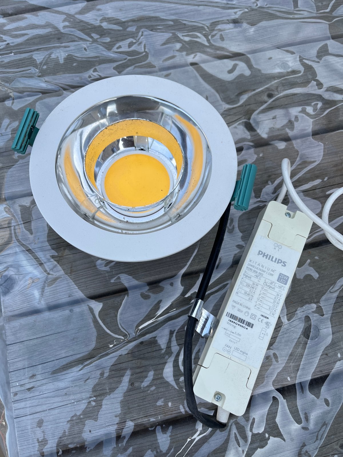Philips Xitanium LED Inbouwspot - Warm Wit, Led-lamp, Overige fittingen, Zo goed als nieuw, Warm wit