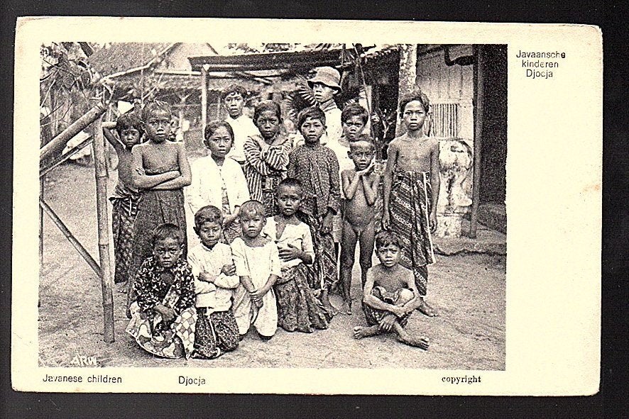 1910 Ned Indië Indië Java kinderen Djocja (25-2), Ophalen, Voor 1920, Buiten Europa
