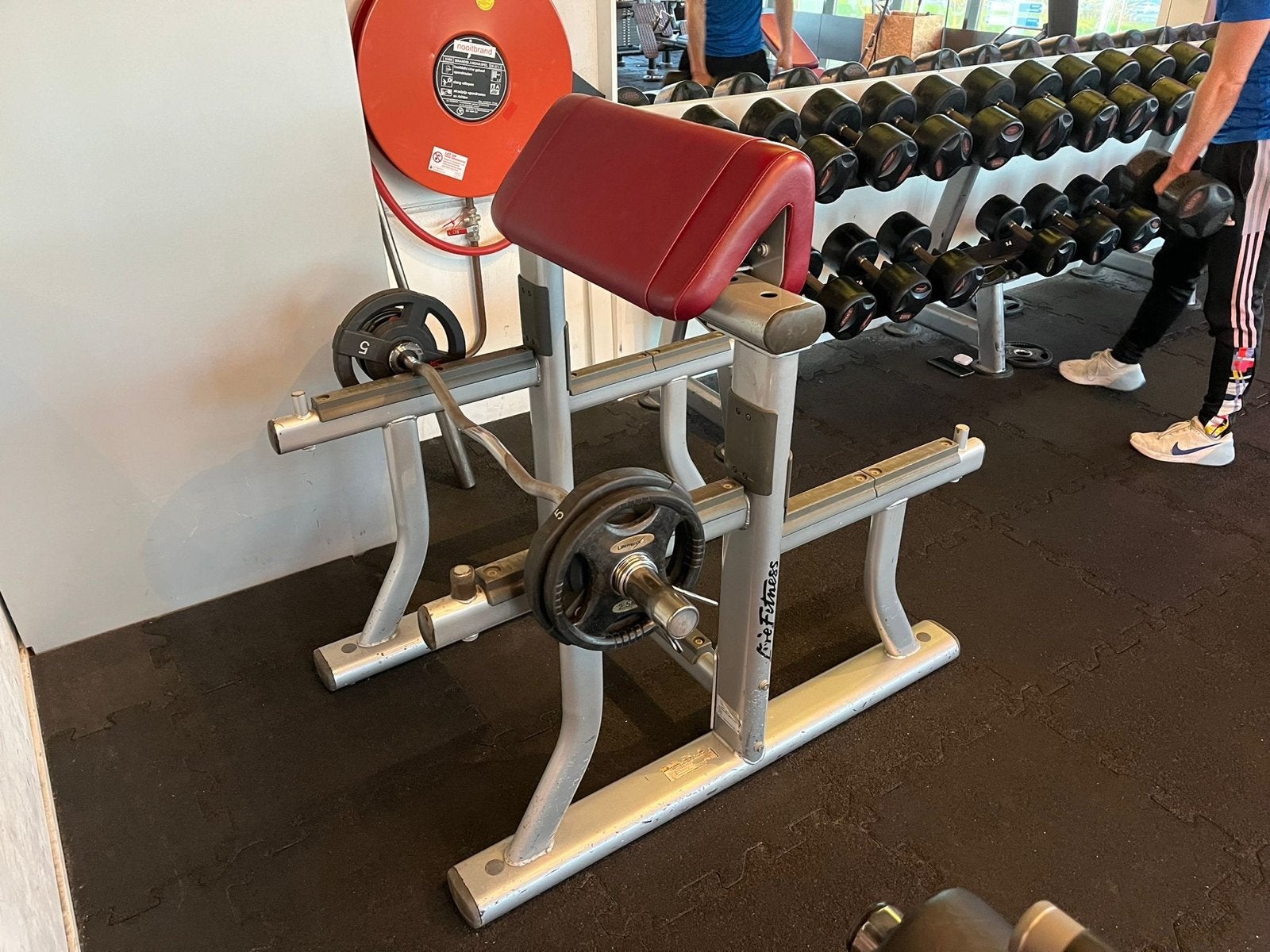 Life Fitness Bicep Curl Bank - Professionele Krachtbank