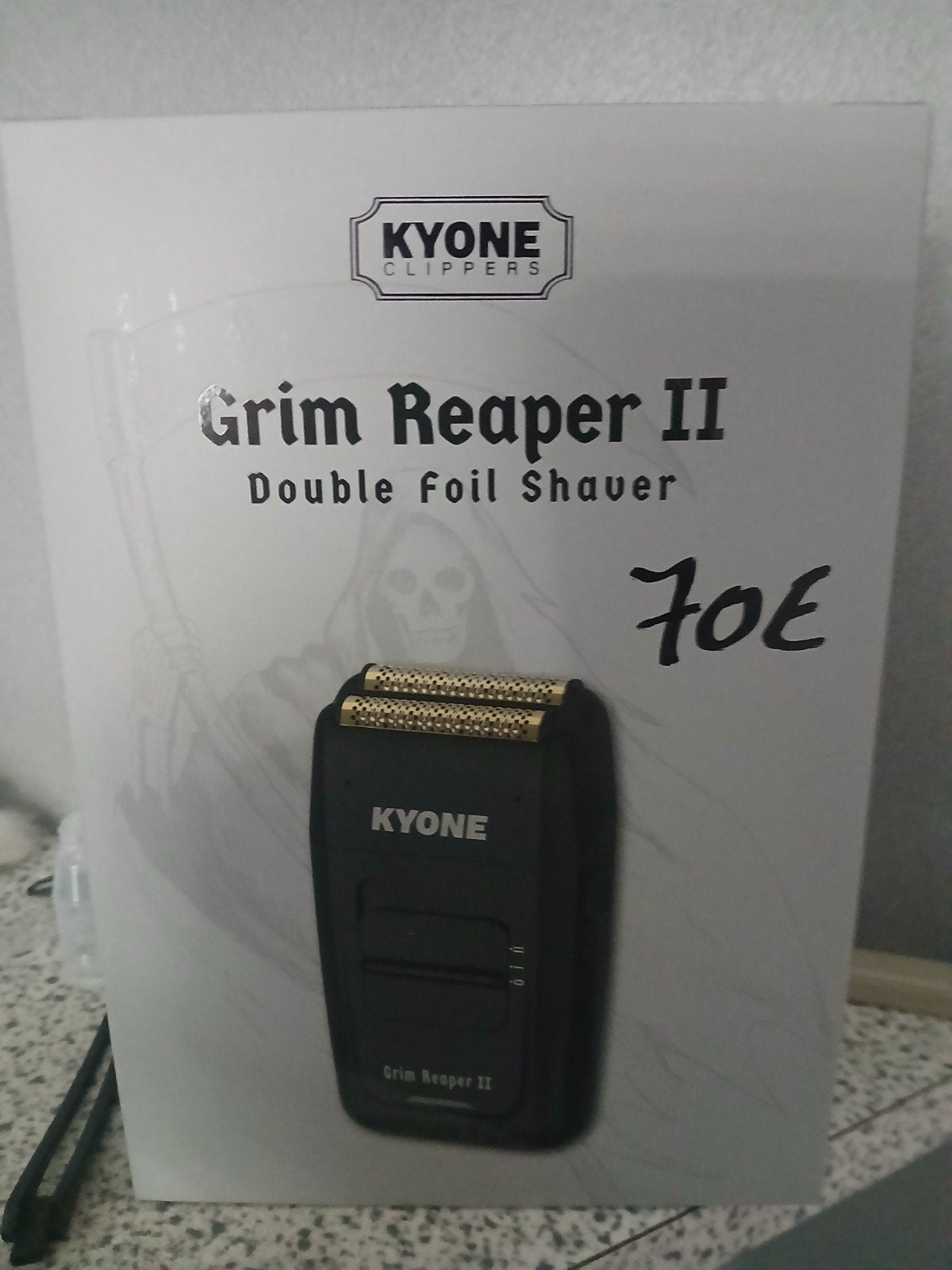 Kyone Grim Reaper II Double Foil Shaver - Nieuw in doos, Ophalen, Nieuw, Scheren en Epileren