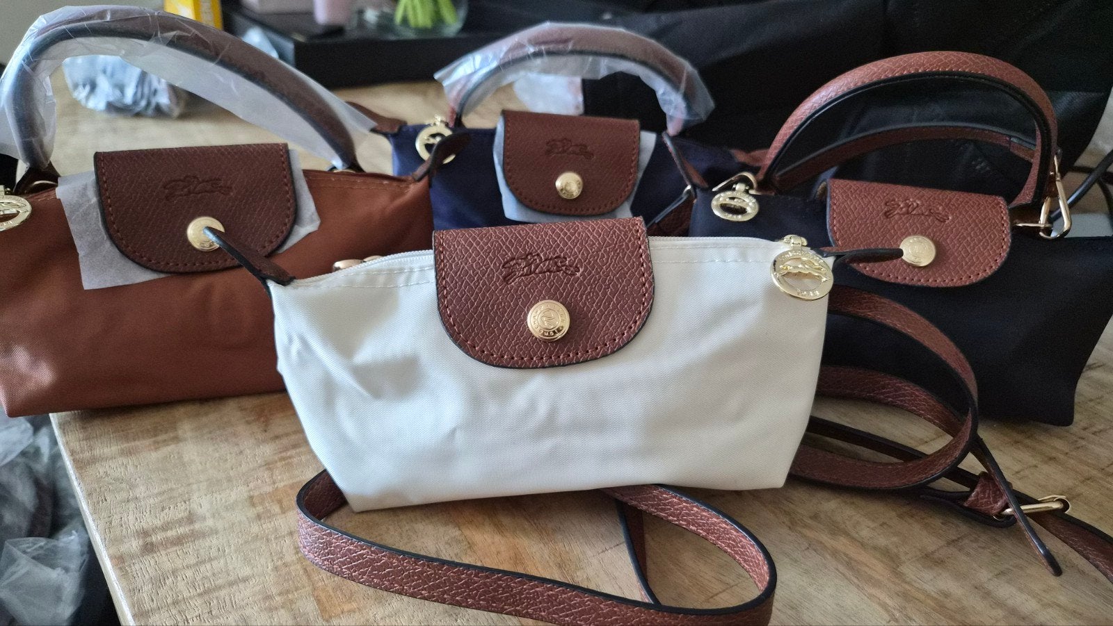 Longchamp Le Pliage tassen in Diverse Kleuren, Ophalen, Nieuw, Overige kleuren, Handtas