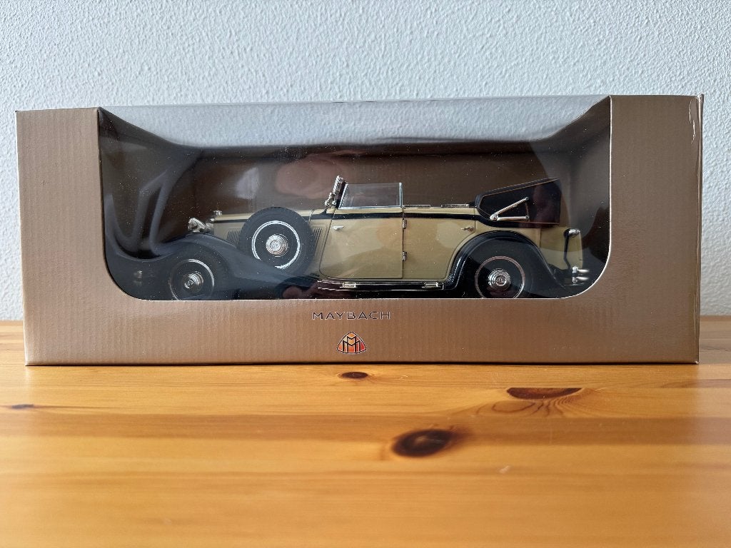 Anson: Maybach DS8 Zeppelin cabriolet, 1932, Hobby en Vrije tijd, Modelauto's | 1:18, Ophalen of Verzenden, Zo goed als nieuw