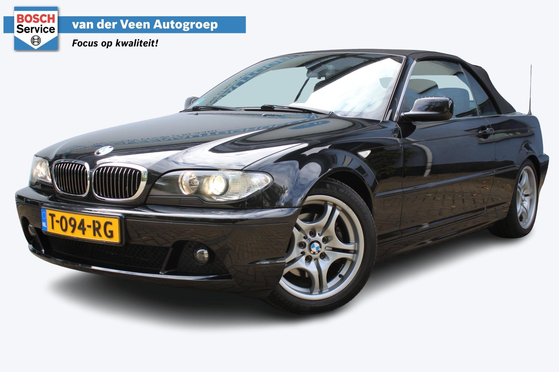 BMW 320CI Cabrio 2.2 Liter 6 Cilinder | Zeer nette staat! |, Auto's, BMW, 2171 cc, Automatische klimaatregeling, Gebruikt, Zwart