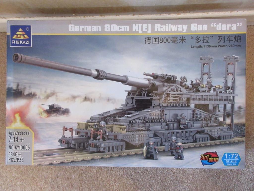 Kazi KY10005 German Railway Gun, Nieuw, Ophalen, Overige merken, Groter dan 1:32