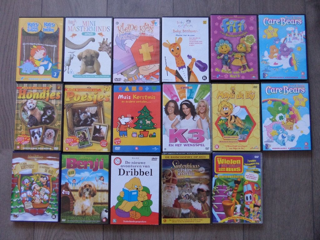veel kinder dvd's, Alle leeftijden, Ophalen of Verzenden, Zo goed als nieuw