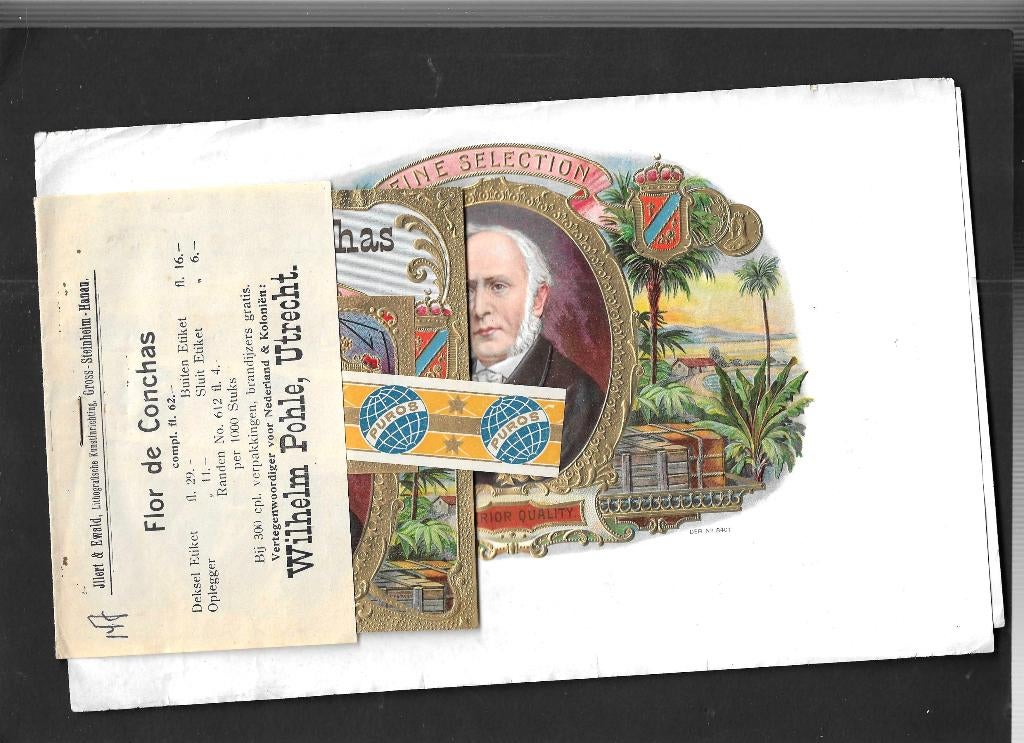 JGEtiket scan V4908, Ophalen, Gebruikt, Sigarenbandjes