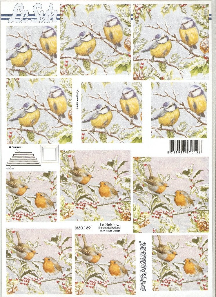 v6 knipvel le suh 630.169 vogels, Ophalen of Verzenden, Nieuw, Dieren, Knipvel