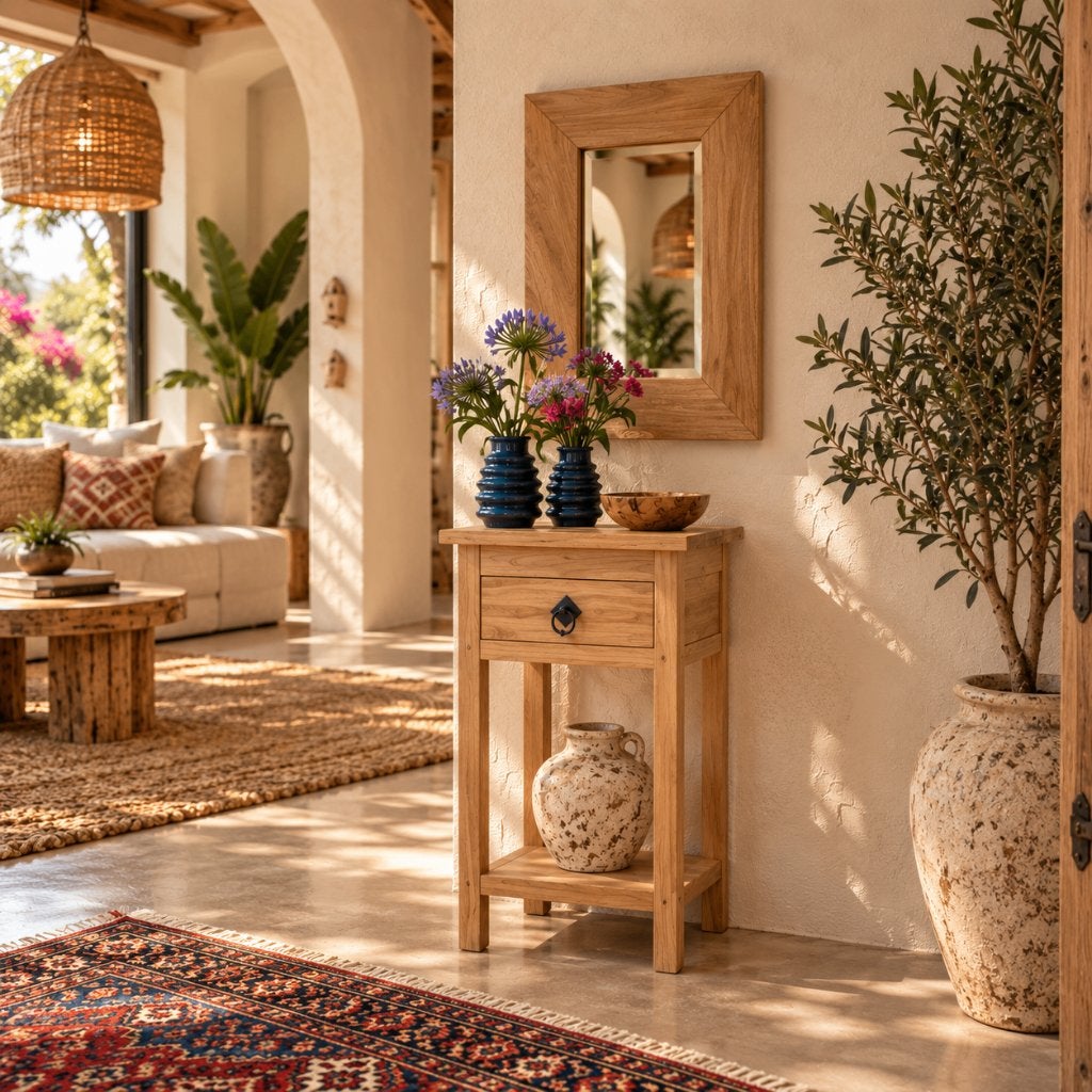 ladekastje - massief teak - 40 x 40 cm - Gratis bezorgd
