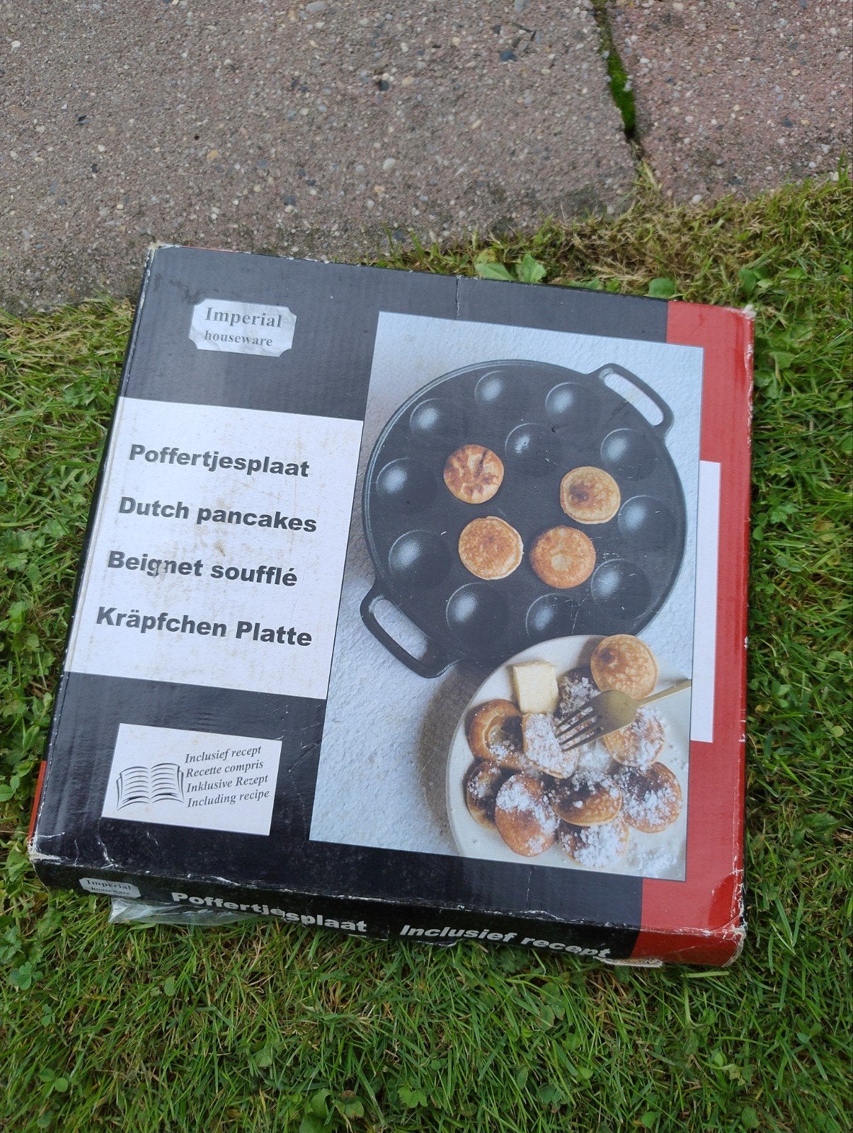 Gietijzeren Poffertjespan - Zo goed als nieuw, Ophalen of Verzenden, Zo goed als nieuw, Gietijzer, Overige typen
