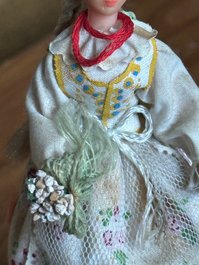 Vintage Poolse Klederdrachtpop Cepelia Krakau (1983), Ophalen, Zo goed als nieuw, Pop