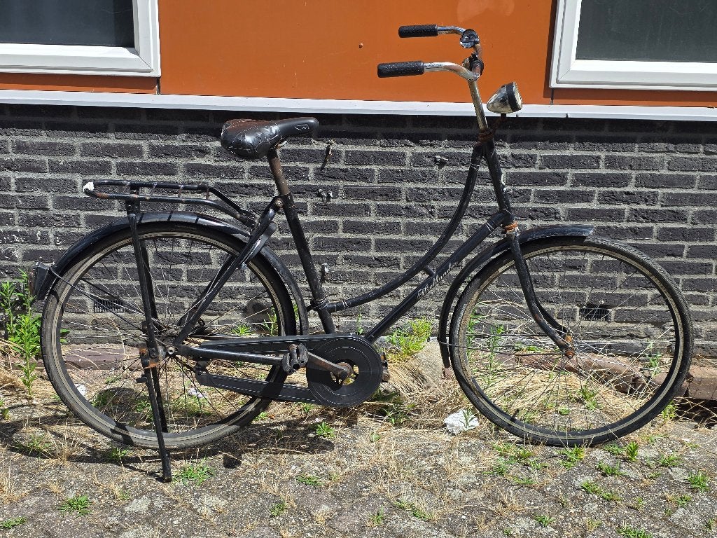Omafiets 28 inch opknapper, Ophalen, Gebruikt, Terugtraprem