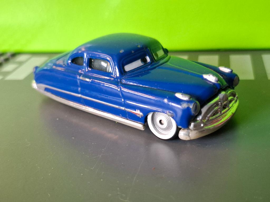 Disney Cars - Doc Hudson [blauw] 1/55, Ophalen of Verzenden, Gebruikt, Auto