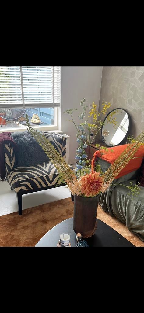 Eichholtz Zebra print stoel gekocht bij Decor Amsterdam, Huis en Inrichting, Fauteuils, Ophalen, Gebruikt, 75 tot 100 cm, 75 tot 100 cm