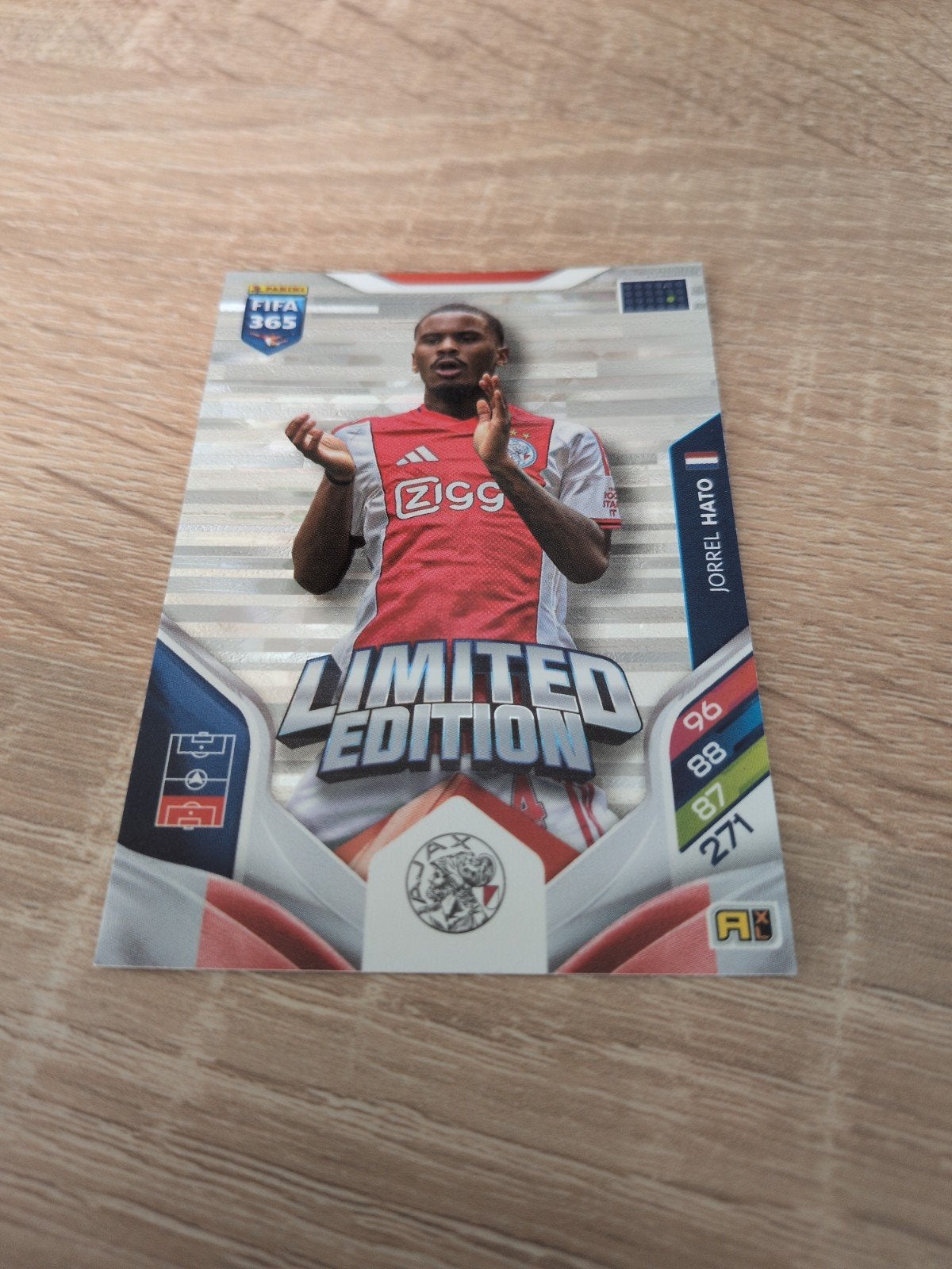 FIFA 365 Limited Edition Jorrel Hato Spelerskaart Ajax, Ophalen of Verzenden, Zo goed als nieuw, Ajax, Spelerskaart
