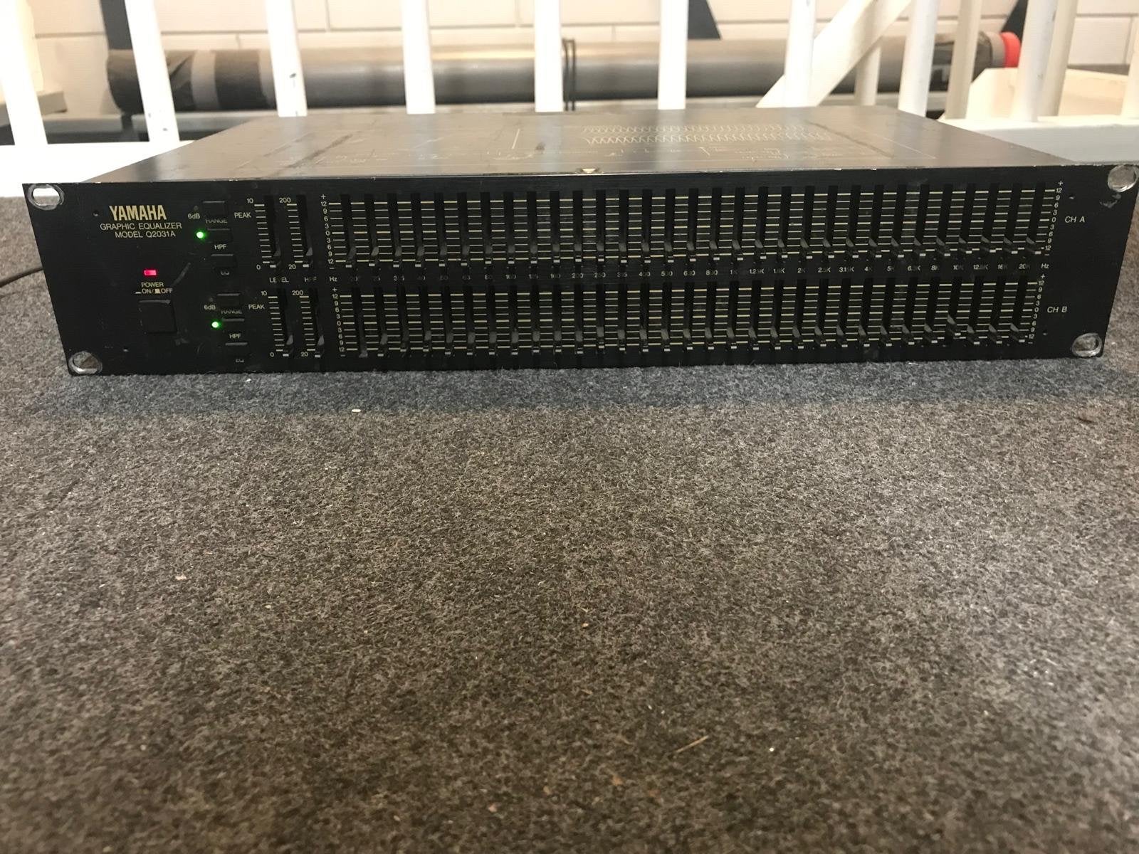 Yamaha Q2031A Grafische Equalizer, Ophalen of Verzenden, Gebruikt, Equalizer
