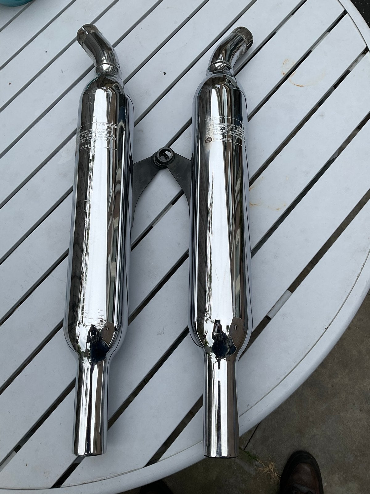 Triumph Bonneville T100 uitlaten (stout geluid), Motoren, Ophalen, Gebruikt