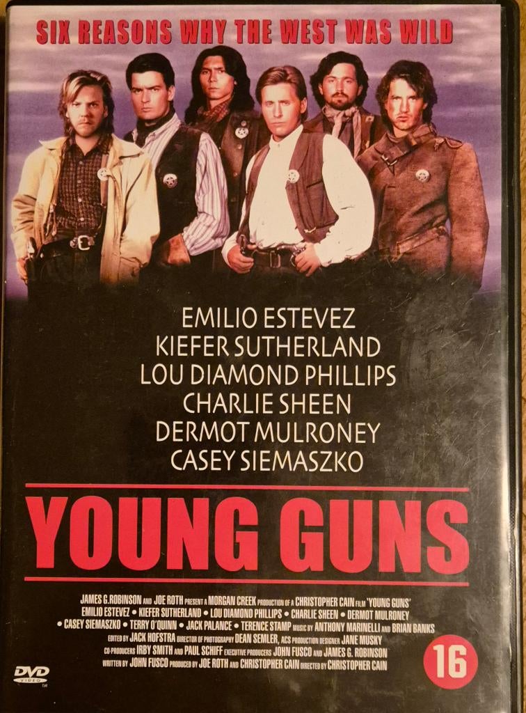 Young Guns Kiefer Sutherland #d060#5V, Vanaf 12 jaar, Ophalen of Verzenden, Zo goed als nieuw, Actiethriller