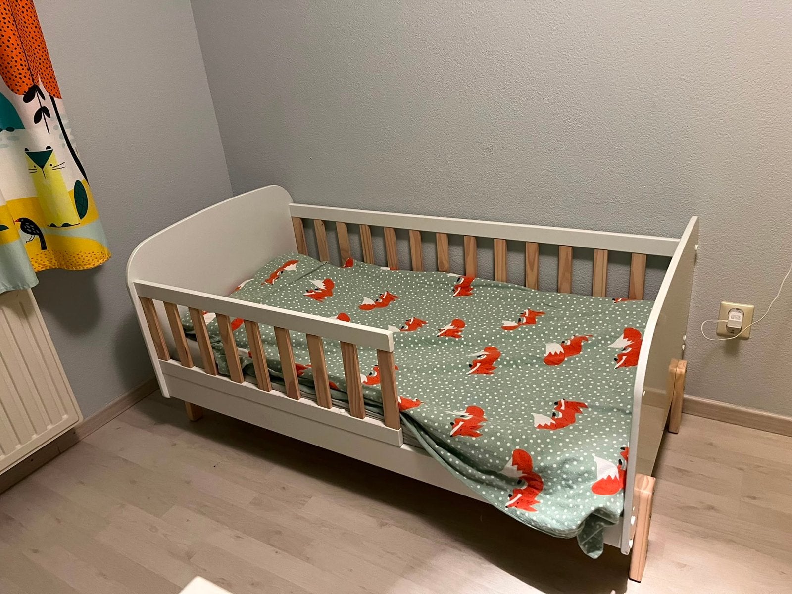 Vipack Kiddy peuterbed met Vestbjerg Kirsten Matras, Ophalen, Gebruikt, Ledikant