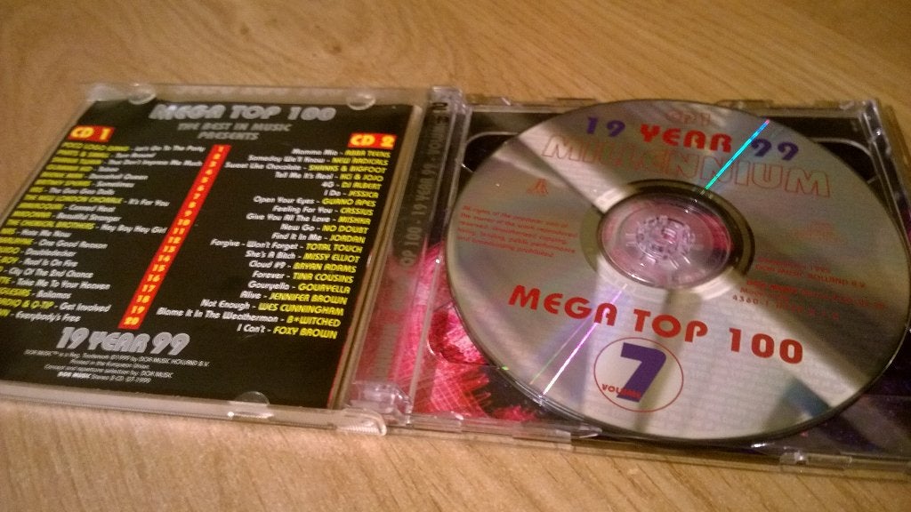 Millenium- mega top 100- 19 years 99 volume 7, Ophalen, Gebruikt, Pop, Verzamelalbum