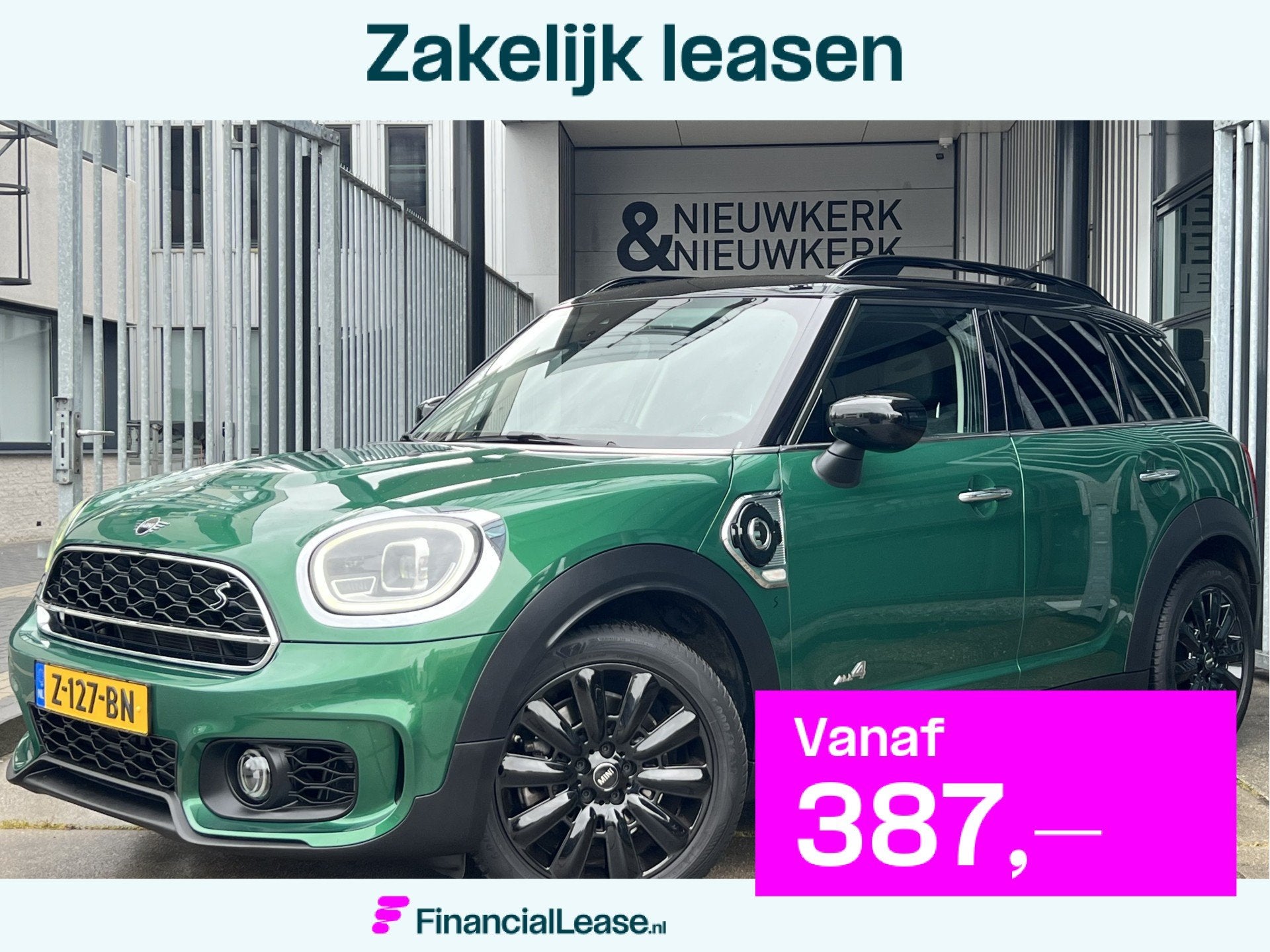 MINI Countryman Mini 1.5 Cooper S E ALL4 JCW Chili | NAVI |, Automaat, Gebruikt, Met garantie (alle), Leder en Stof