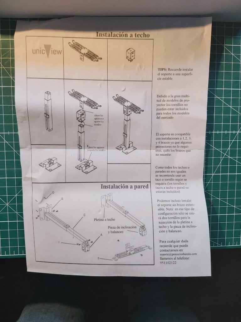 Ophang beugels voor beamer, Audio, Tv en Foto, Ophalen of Verzenden, Nieuw