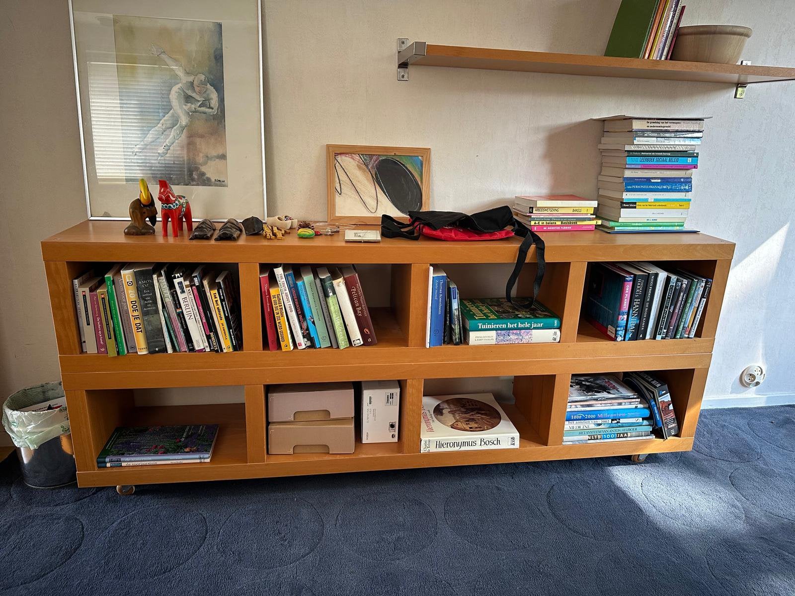 2 IKEA kastjes, stapelbaar. Kan liggend of rechtop staand, Ophalen, Gebruikt, Minder dan 150 cm, Minder dan 100 cm